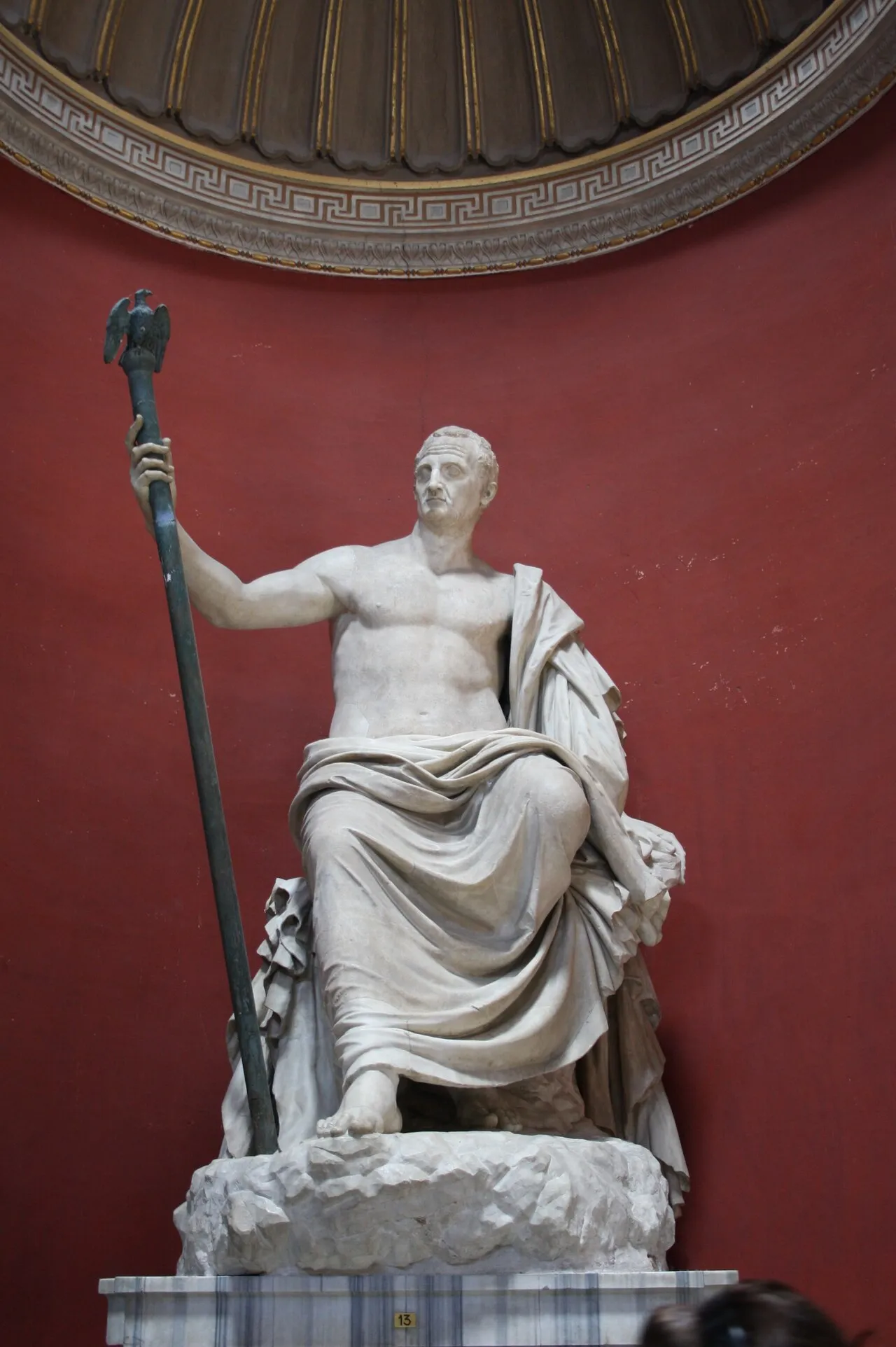 Busto marmoreo di Galba, Museo Pio-Clementino, Musei Vaticani