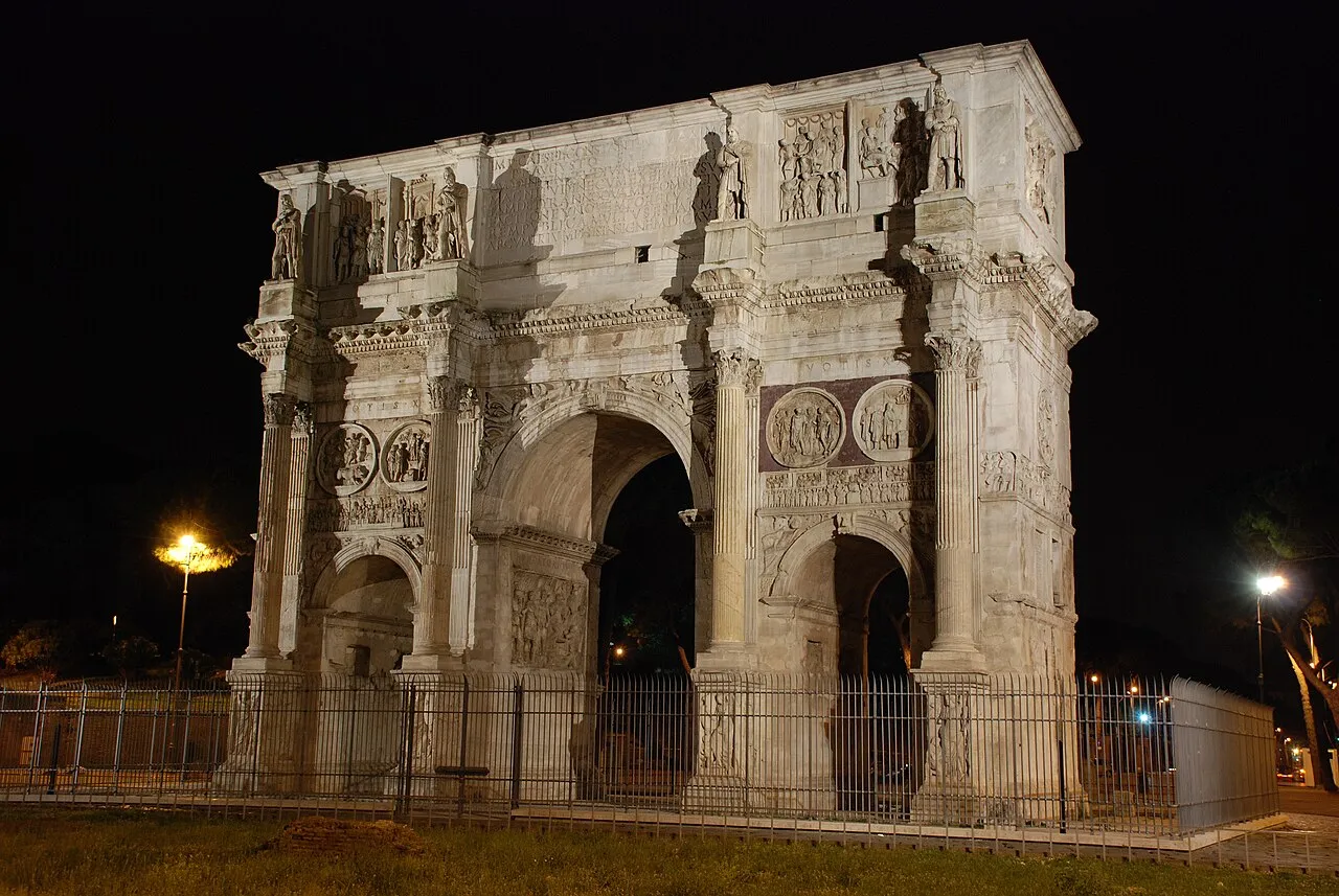 Arco di Costantino, Roma, 315 d.C.