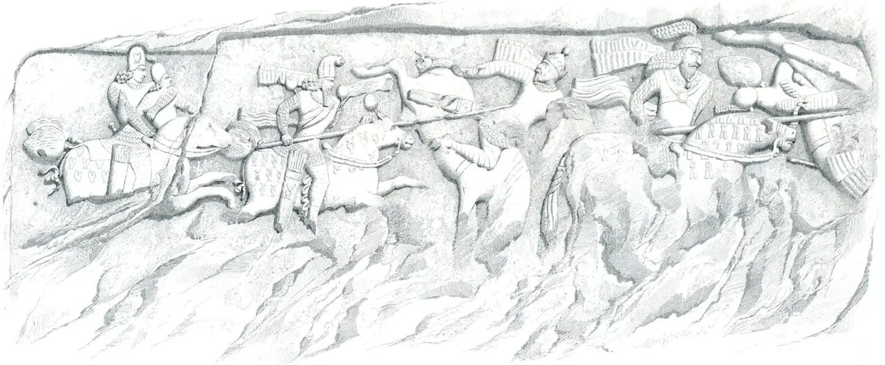 Rilievo equestre di Ardashir I a Firuzabad, Iran