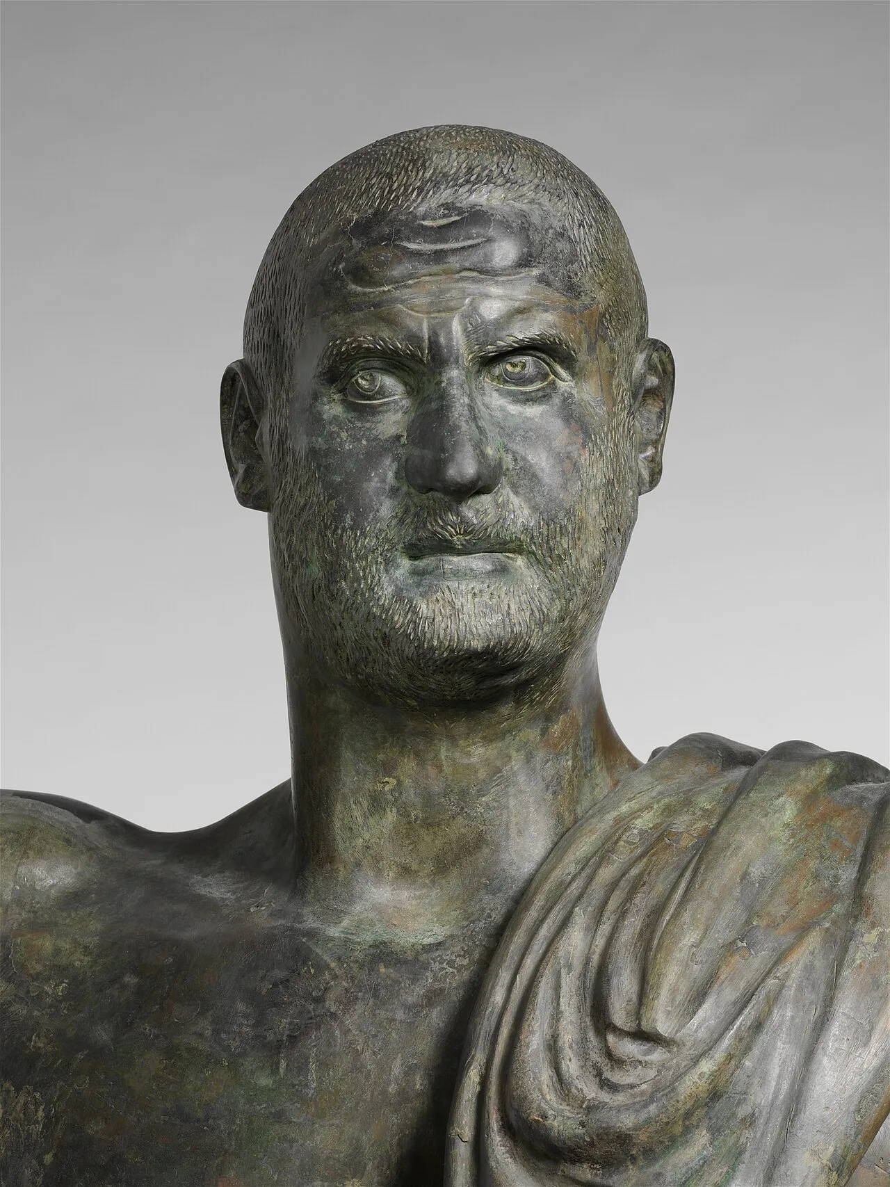 Statua bronzea di Treboniano Gallo, Metropolitan Museum di New York