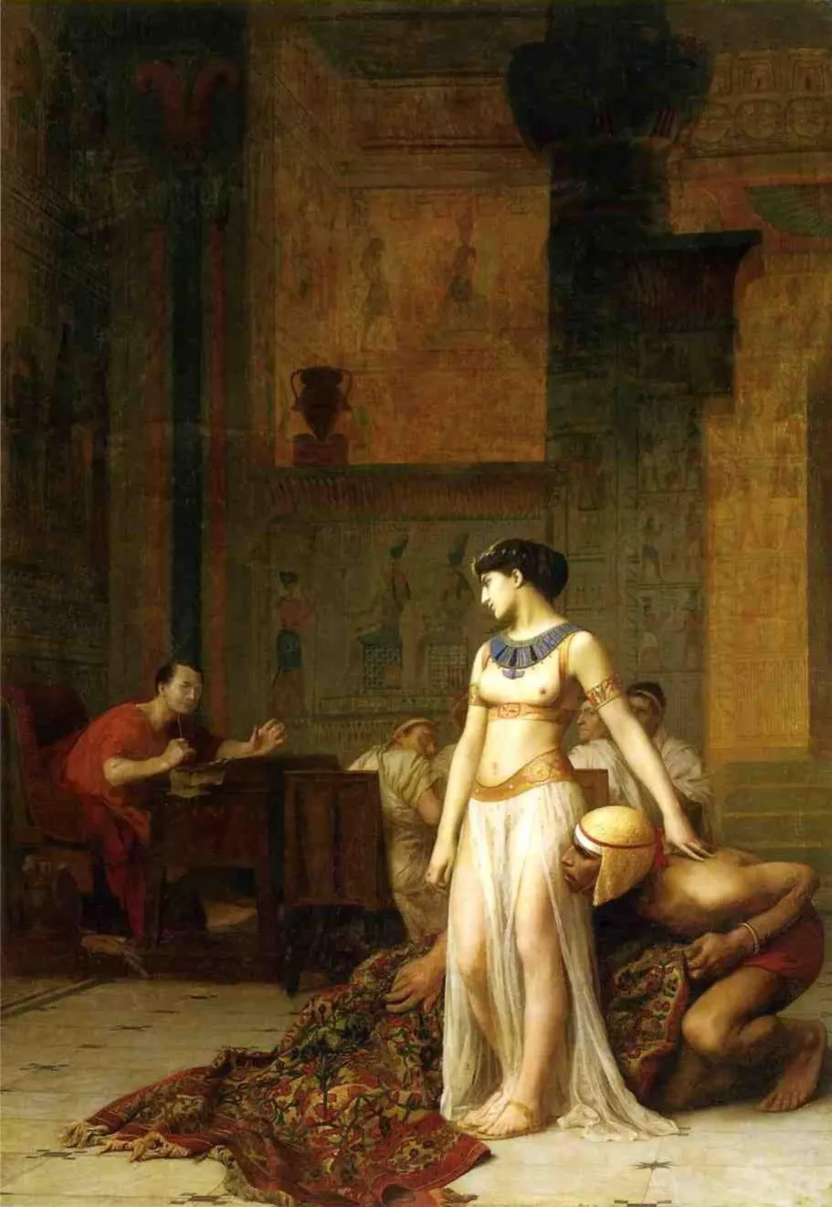 Jean-Léon Gérôme, Cleopatra e Cesare, 1866