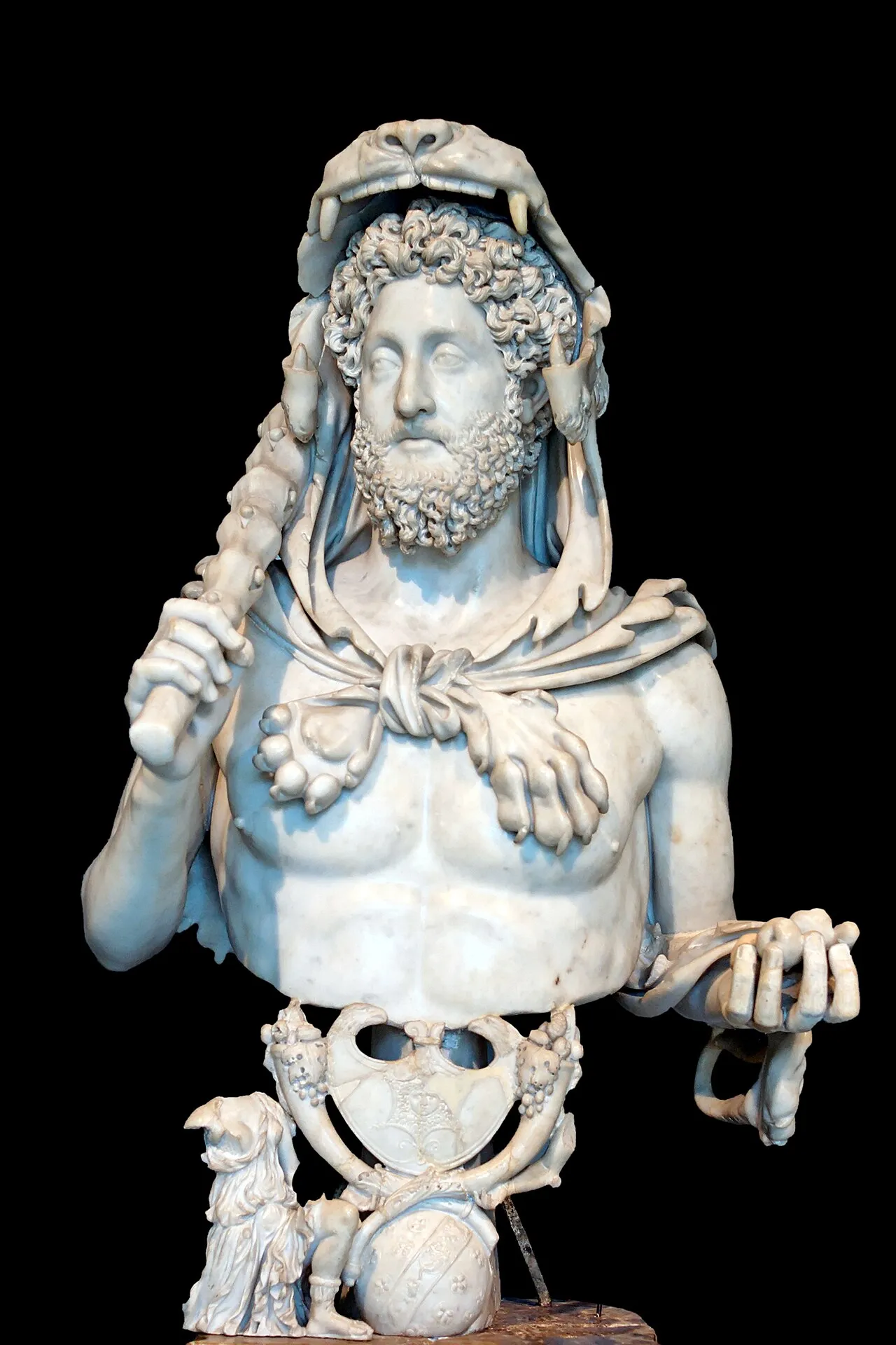 Busto di Commodo come Ercole, Musei Capitolini