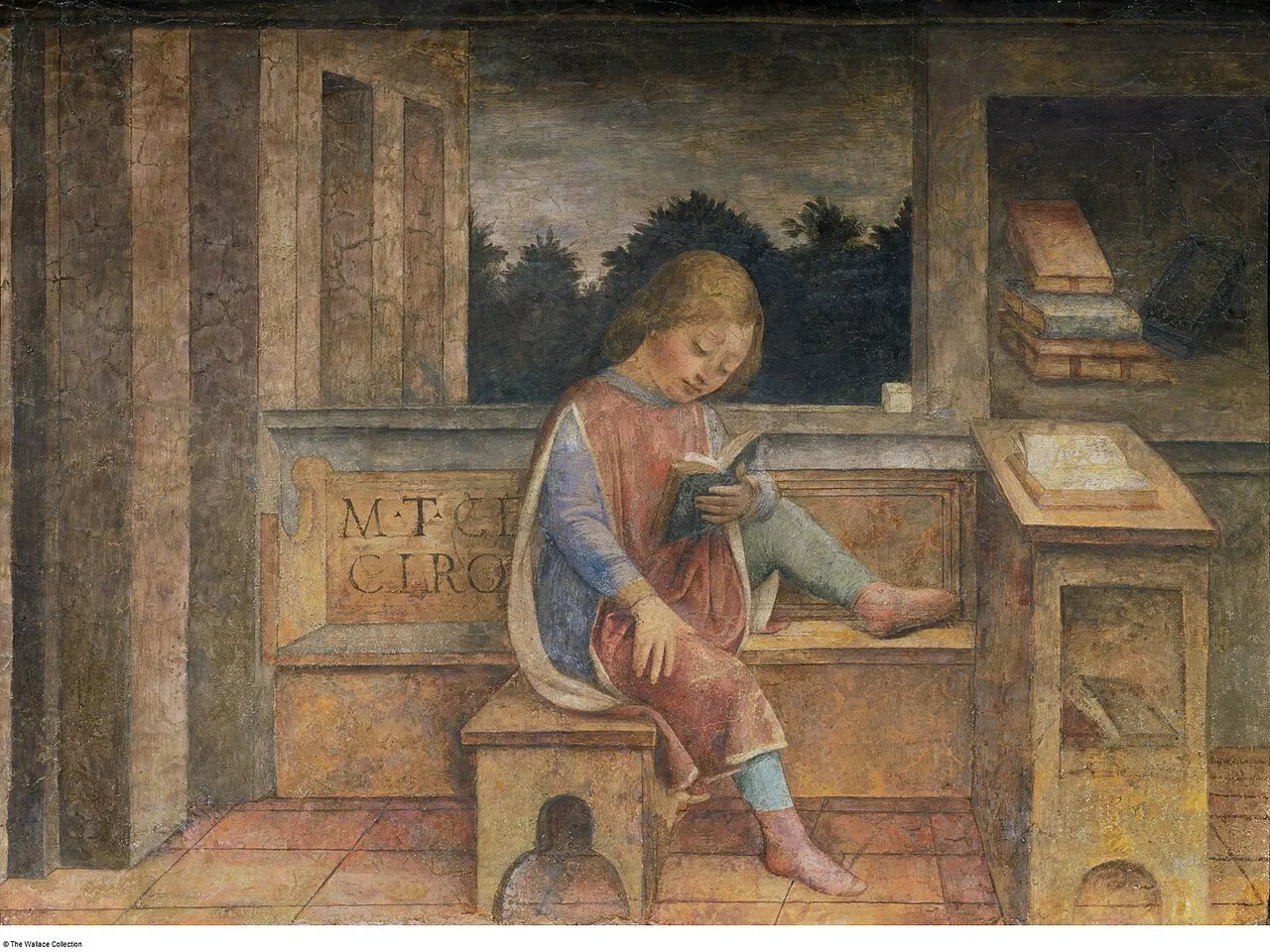 Vincenzo Foppa — Il giovane Cicerone che legge, c. 1464