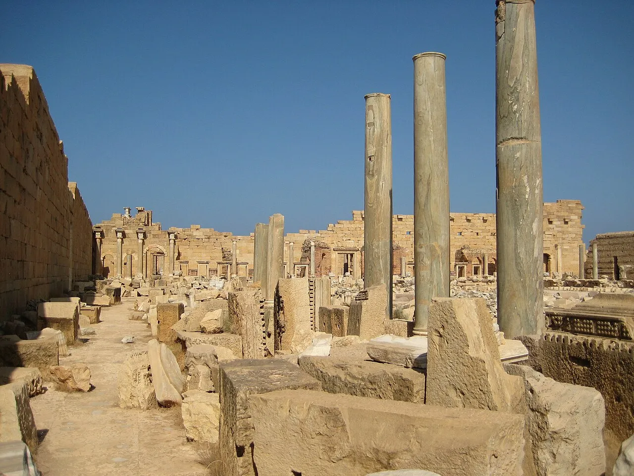 Il Foro Severiano a Leptis Magna, Libia