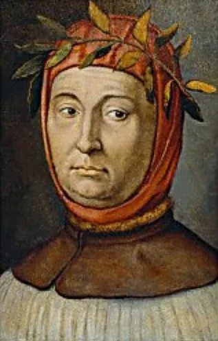 Ritratto di Francesco Petrarca attribuito ad Altichiero da Zevio, XIV sec.
