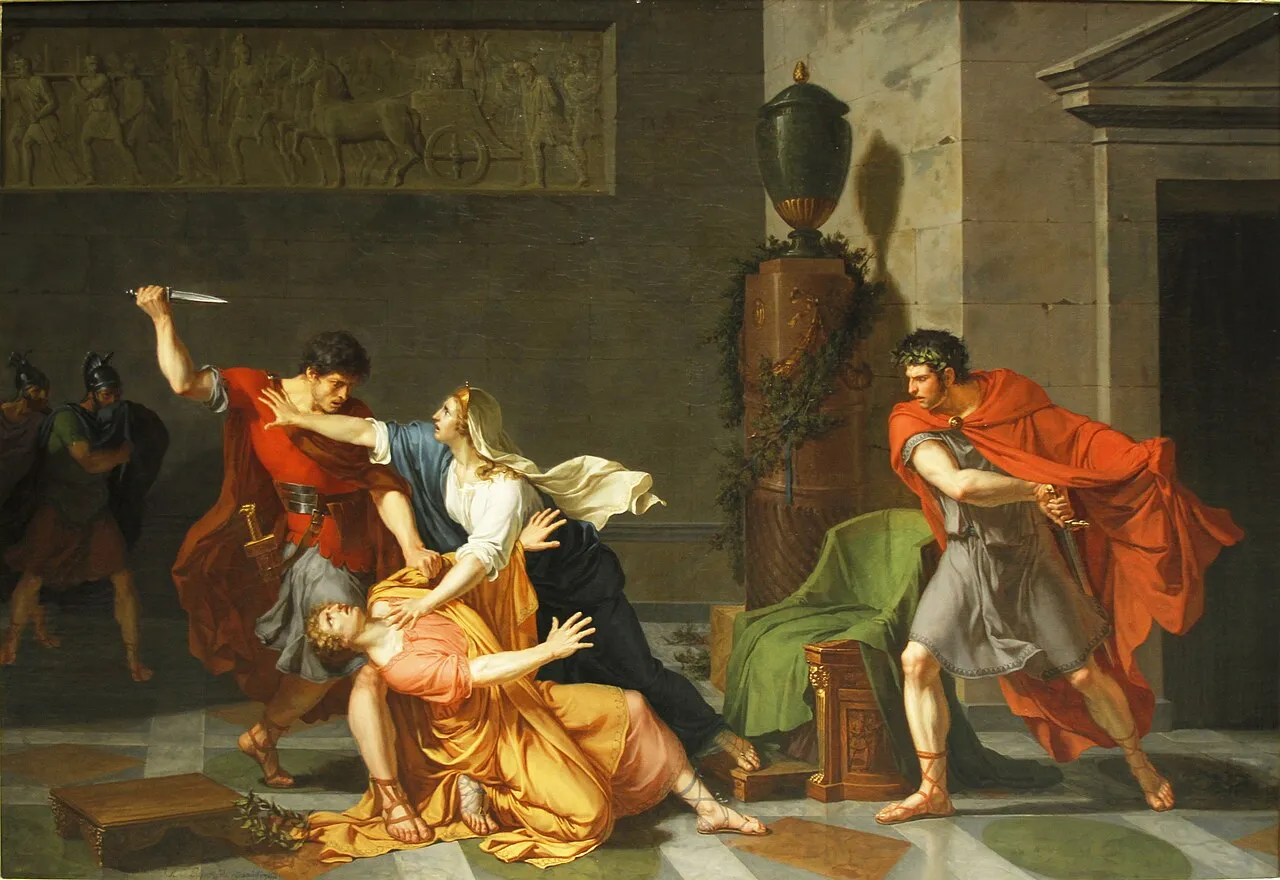 Geta che muore tra le braccia della madre, Jacques Pajou