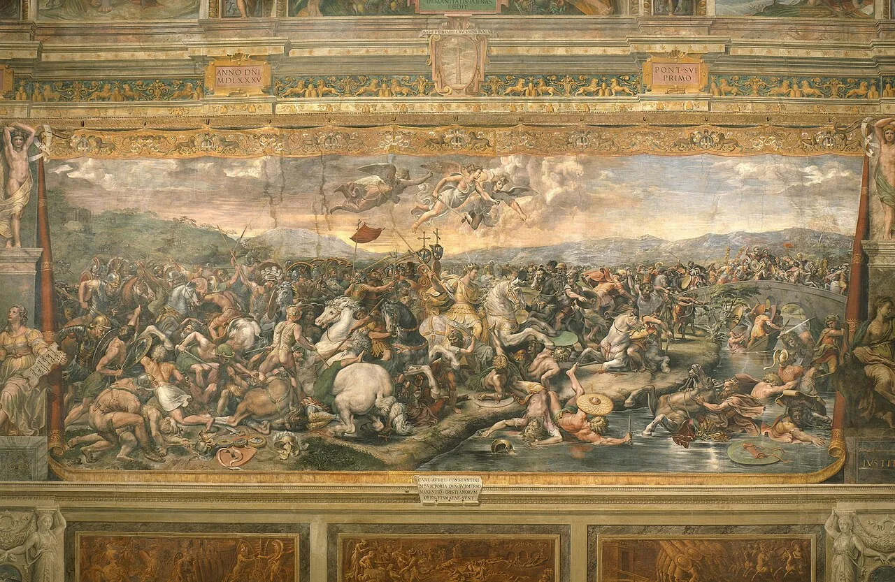 La Battaglia del Ponte Milvio, Giulio Romano
