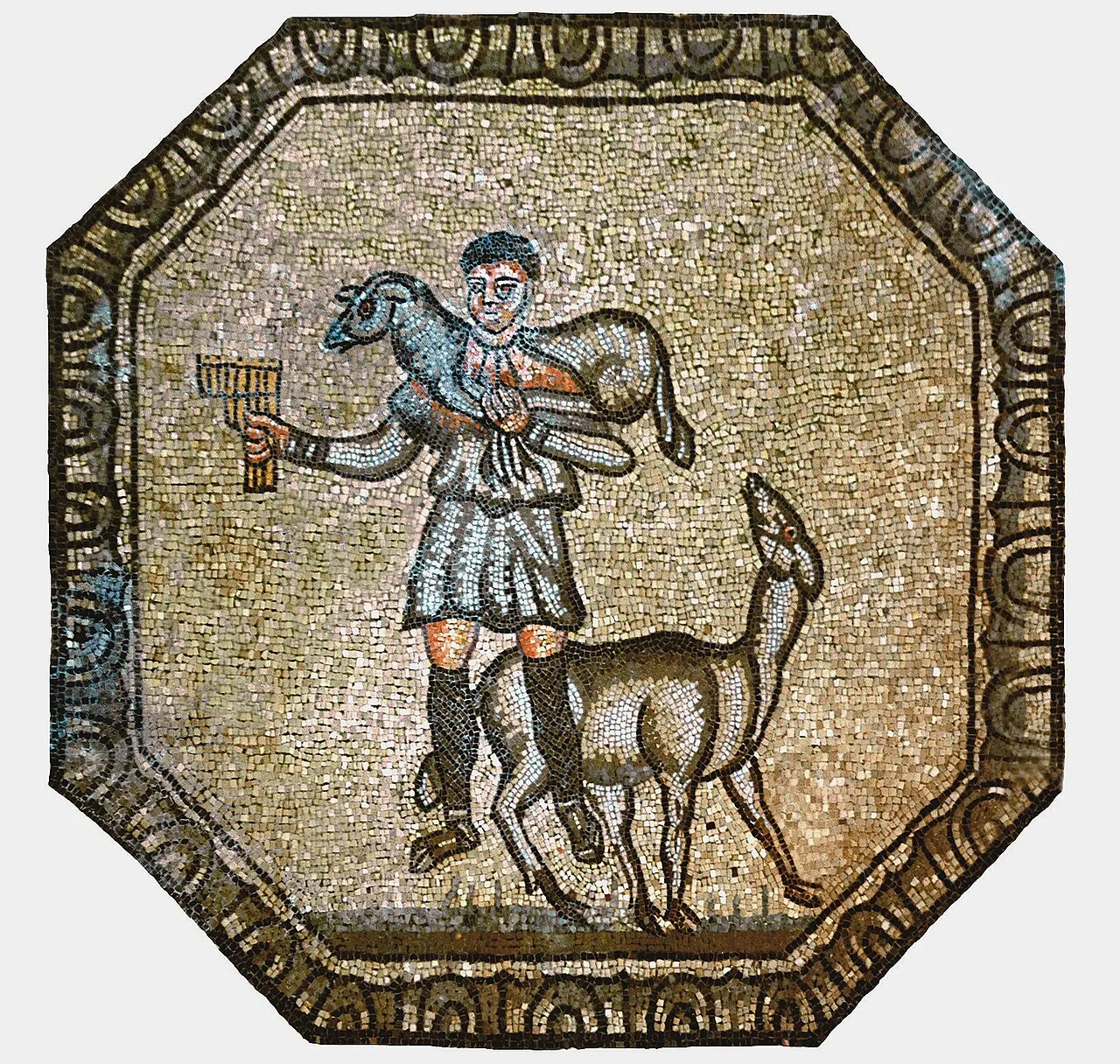 Mosaico del Buon Pastore, Basilica di Aquileia, prima metà del IV secolo