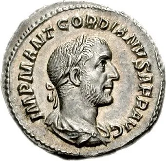 Denario di Gordiano I — 238 d.C.