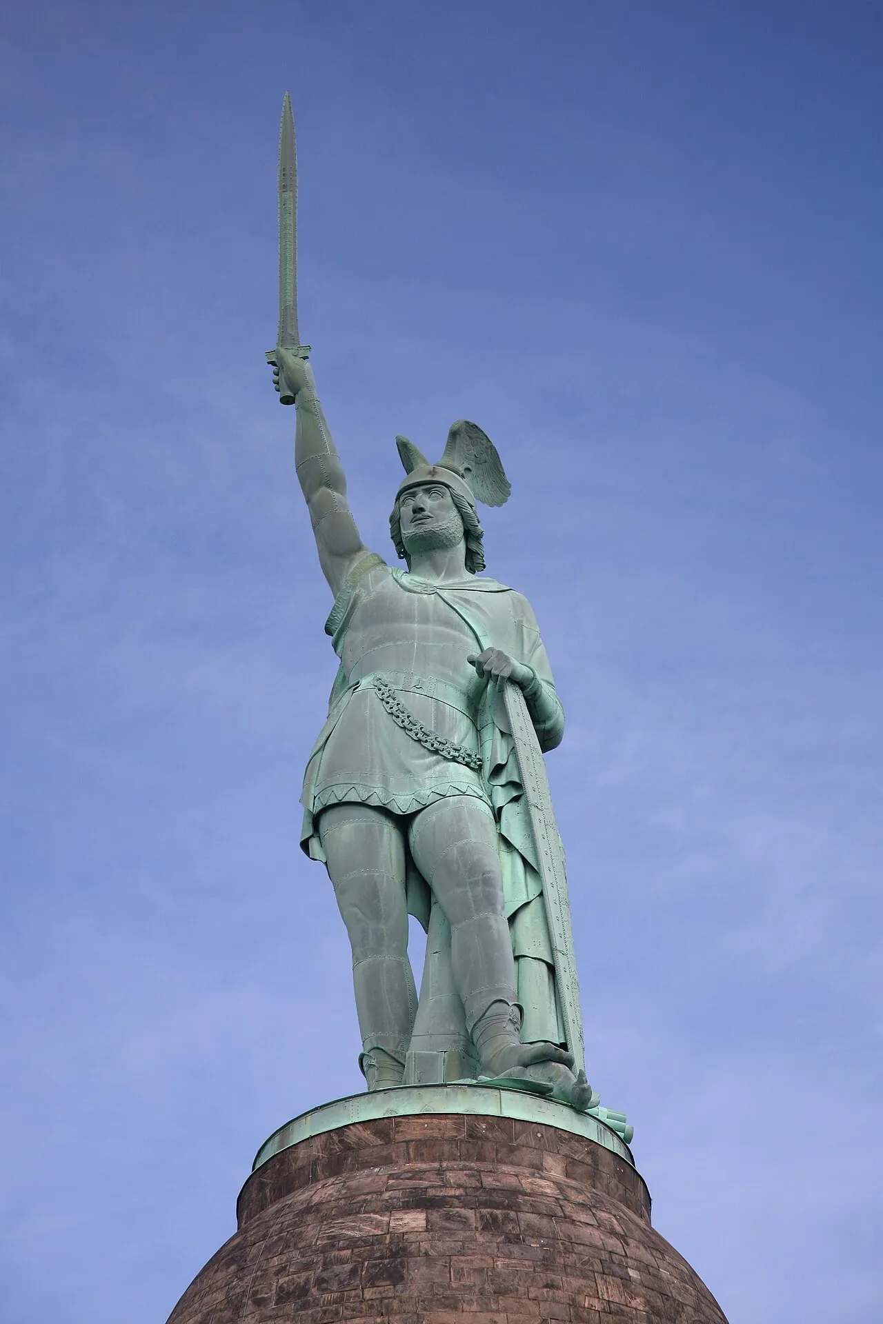 Hermannsdenkmal — monumento ad Arminio, Detmold, Germania