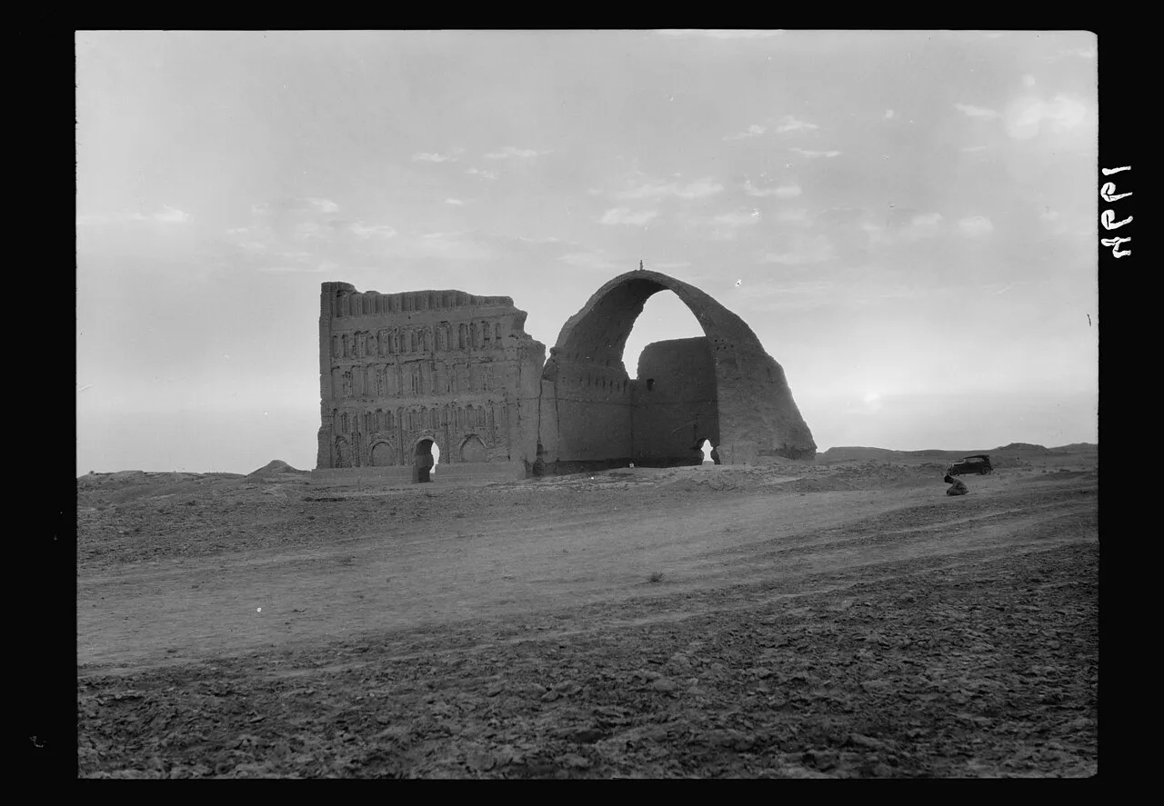 Arco di Ctesifonte (Taq Kasra) al tramonto, Library of Congress