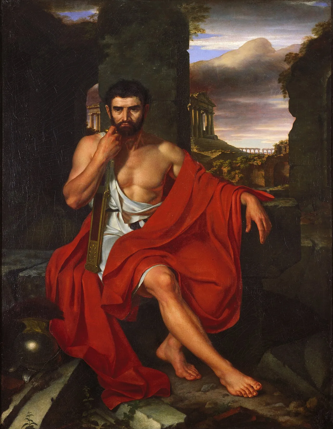 Gaio Mario tra le rovine di Cartagine — dipinto di John Vanderlyn, 1807