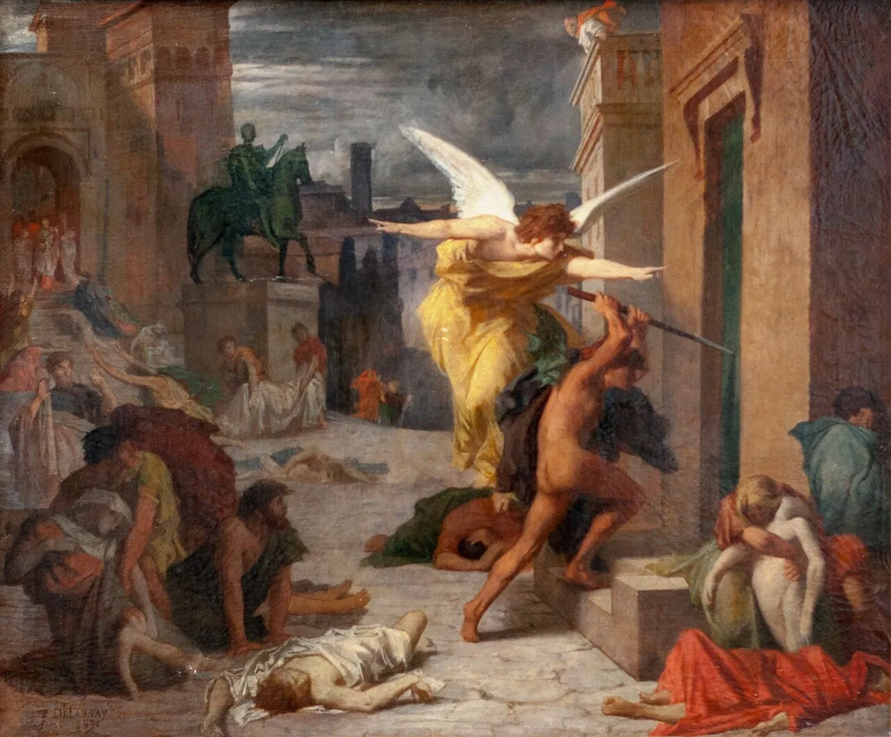 La peste a Roma, Jules-Élie Delaunay