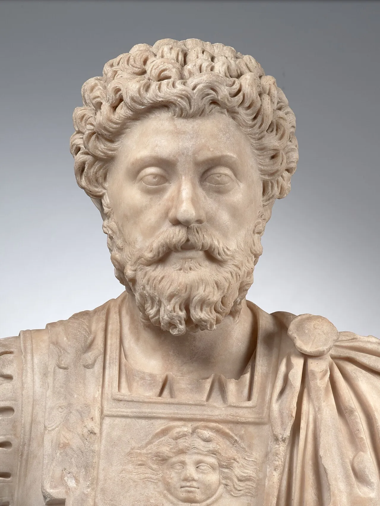Busto marmoreo di Marco Aurelio