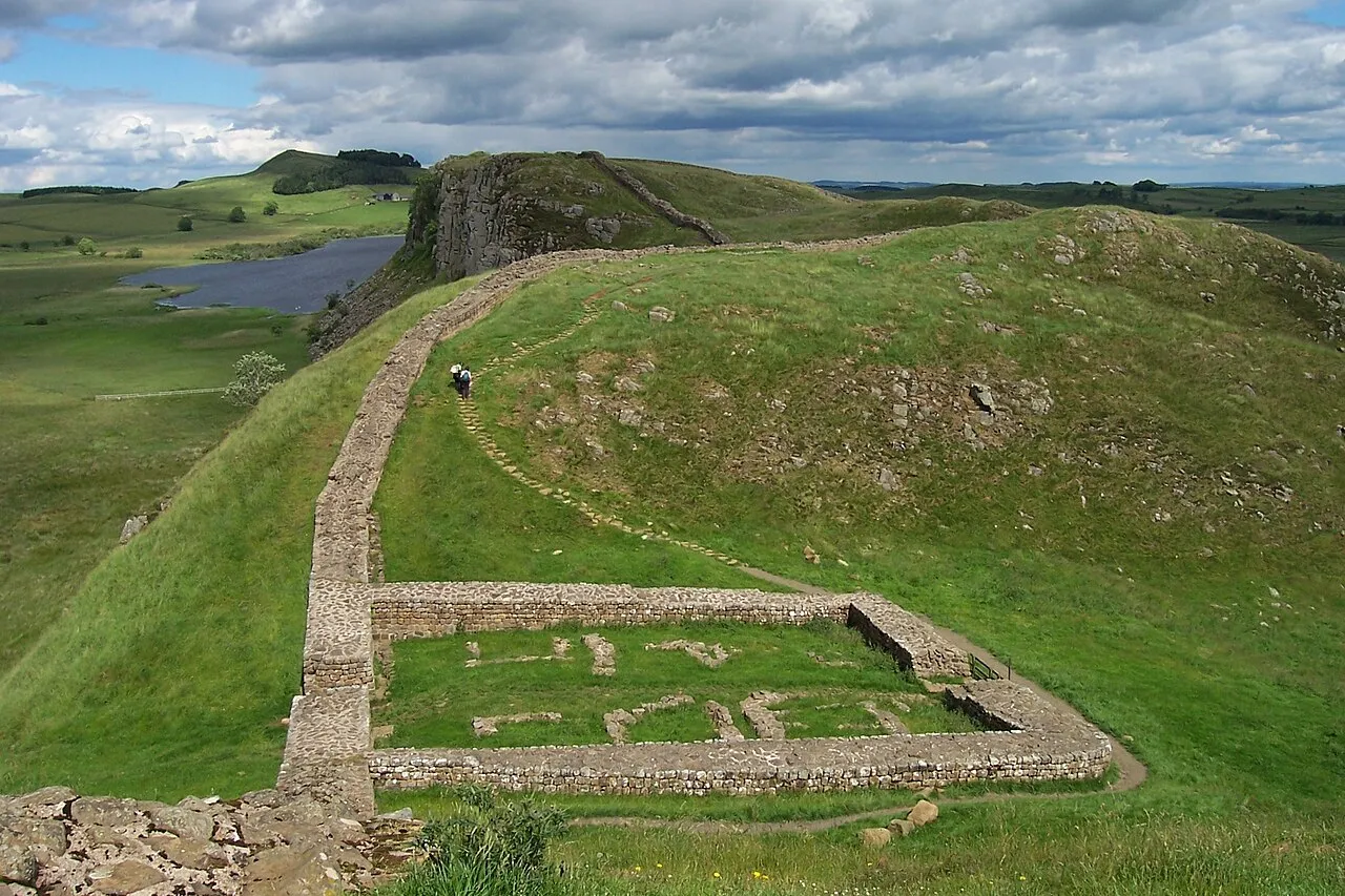 Milecastle 39 sul Vallo di Adriano, Northumberland