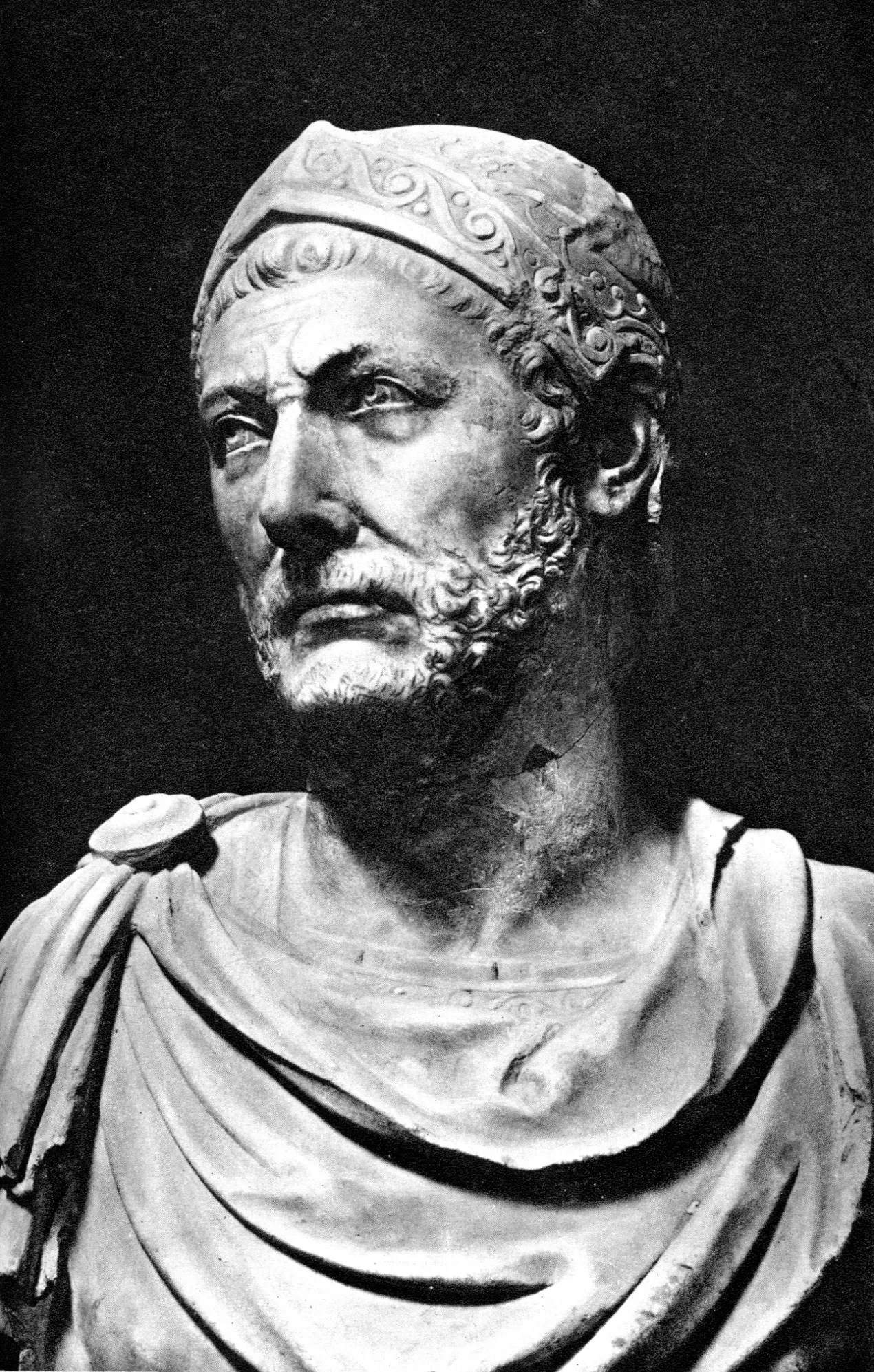 Busto marmoreo detto di Annibale Barca, Museo Archeologico di Napoli