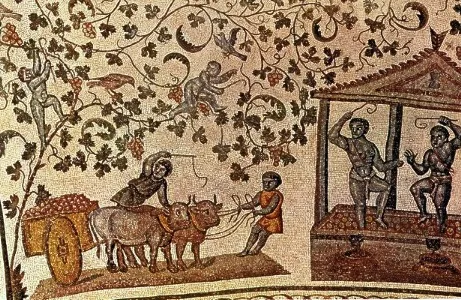 Mosaico della vendemmia, Mausoleo di Santa Costanza, Roma