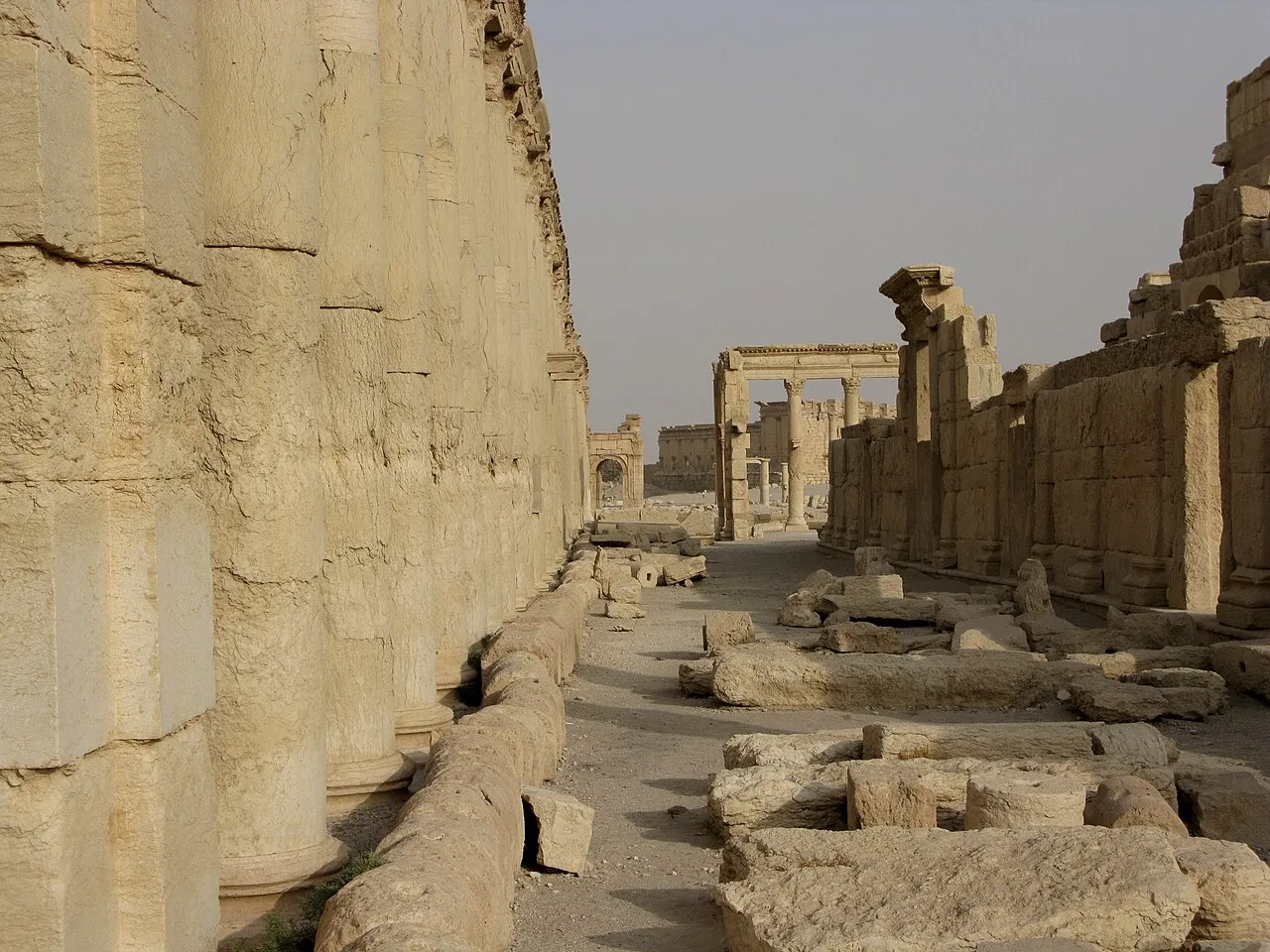 Colonnato di Palmira, regno di Zenobia