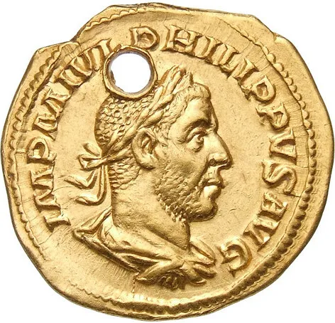 Aureo di Filippo l'Arabo, Münzkabinett di Berlino