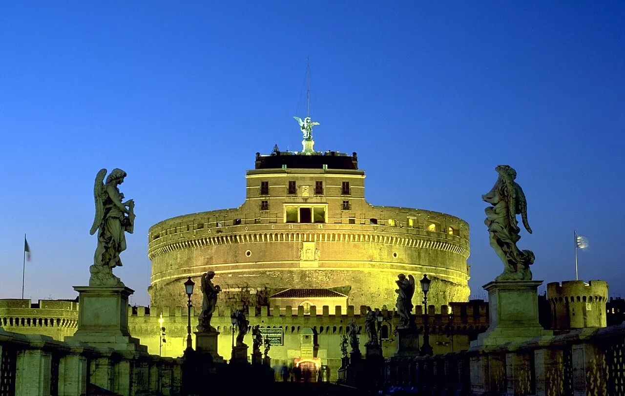 Castel Sant'Angelo e il Ponte Sant'Angelo (Pons Aelius) a Roma