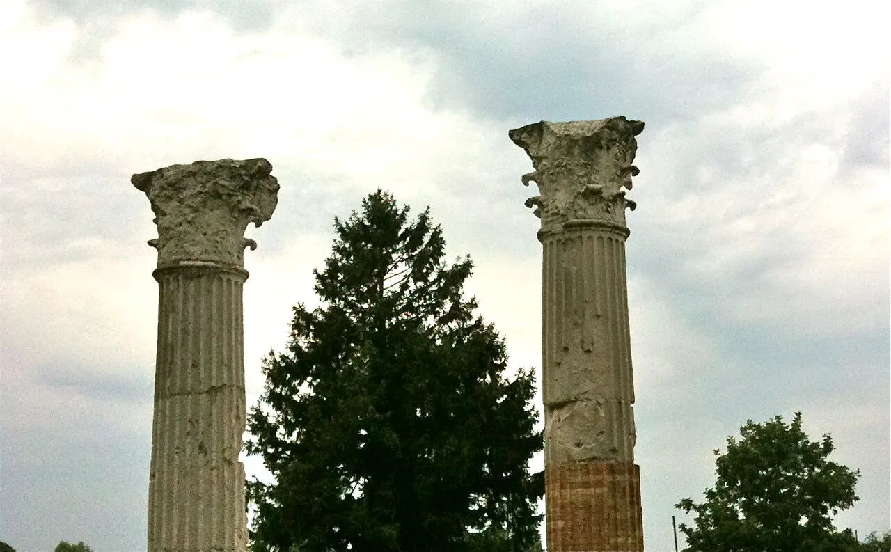 Colonne romane del foro di Aquileia