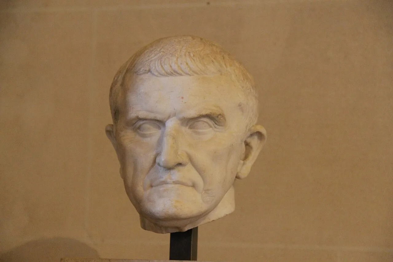 Testa marmorea di Marco Licinio Crasso — Museo del Louvre, Parigi