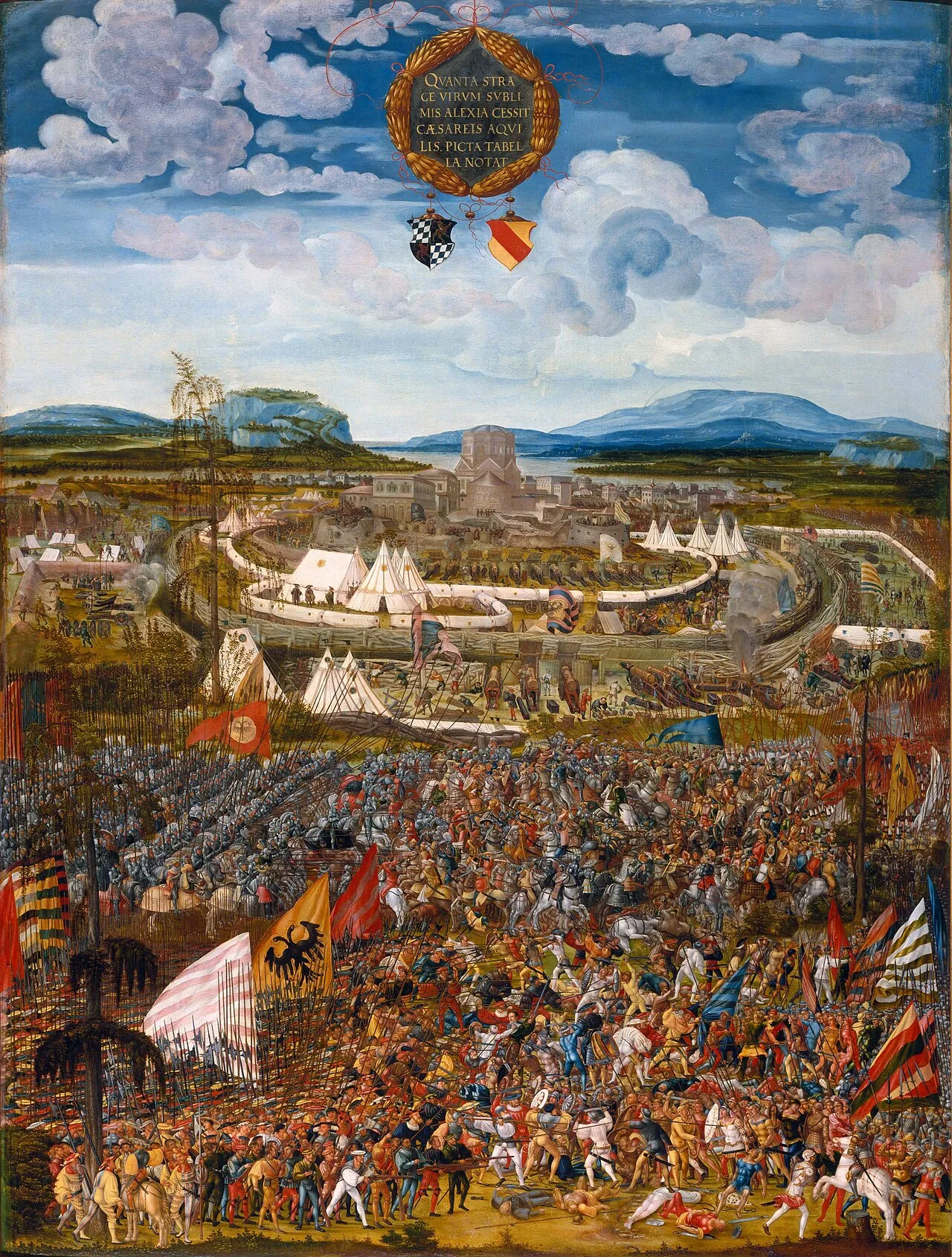 Melchior Feselen, L'assedio di Alesia, 1533