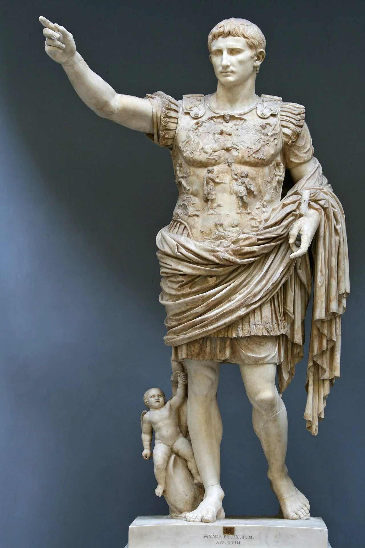 Augusto di Prima Porta — statua marmorea, Musei Vaticani
