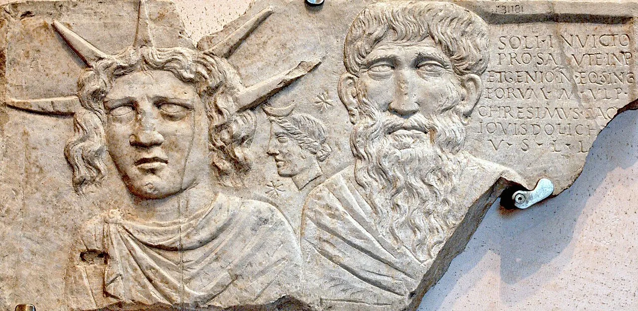 Stele del Sol Invictus, Palazzo Massimo, Roma