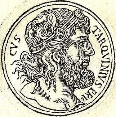 Tarquinio Prisco — Promptuarium Iconum 1553