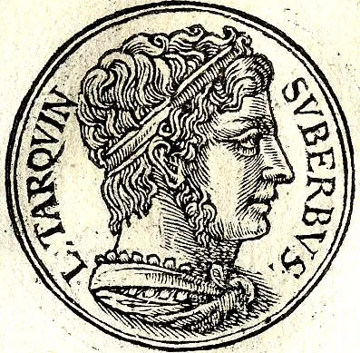 Tarquinio il Superbo — Promptuarium Iconum 1553