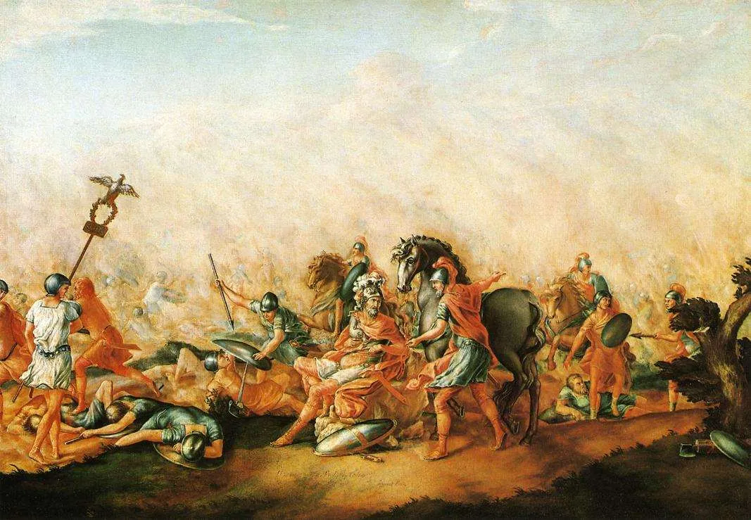 John Trumbull, La morte di Lucio Emilio Paolo a Canne
