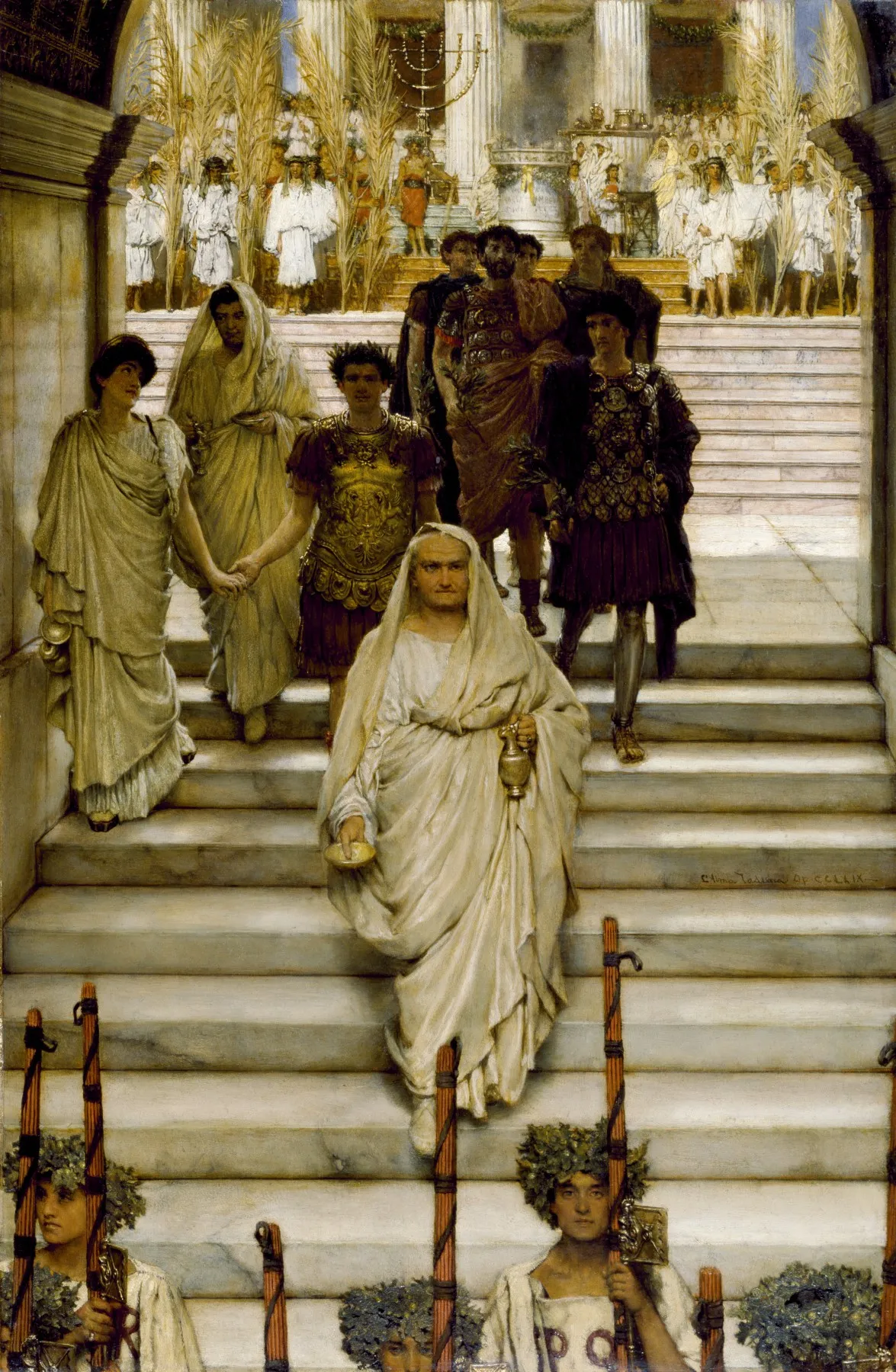 Dipinto di Alma-Tadema: il trionfo di Tito