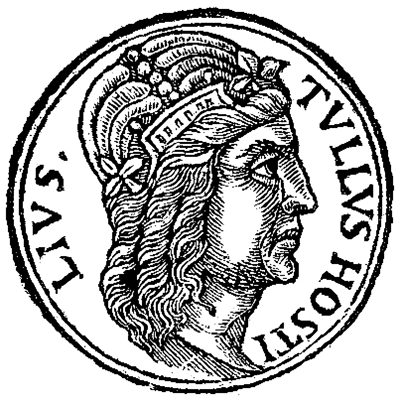 Tullo Ostilio — Promptuarium Iconum 1553