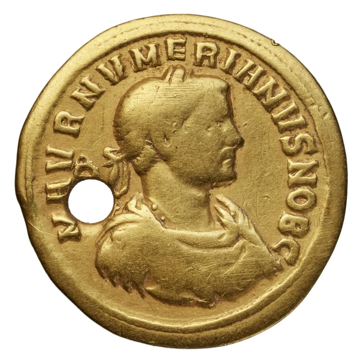 Aureo di Caro, zecca di Siscia — 282–283 d.C.
