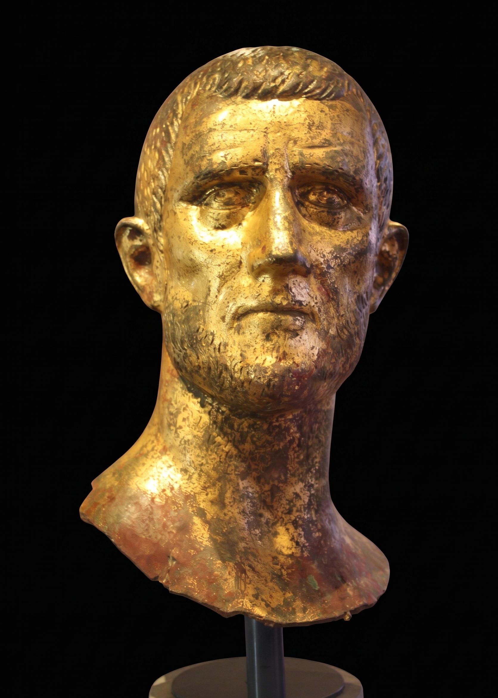 Busto bronzeo di Aureliano