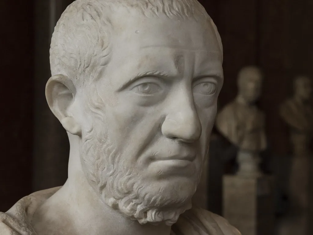 Busto dell'imperatore Tacito