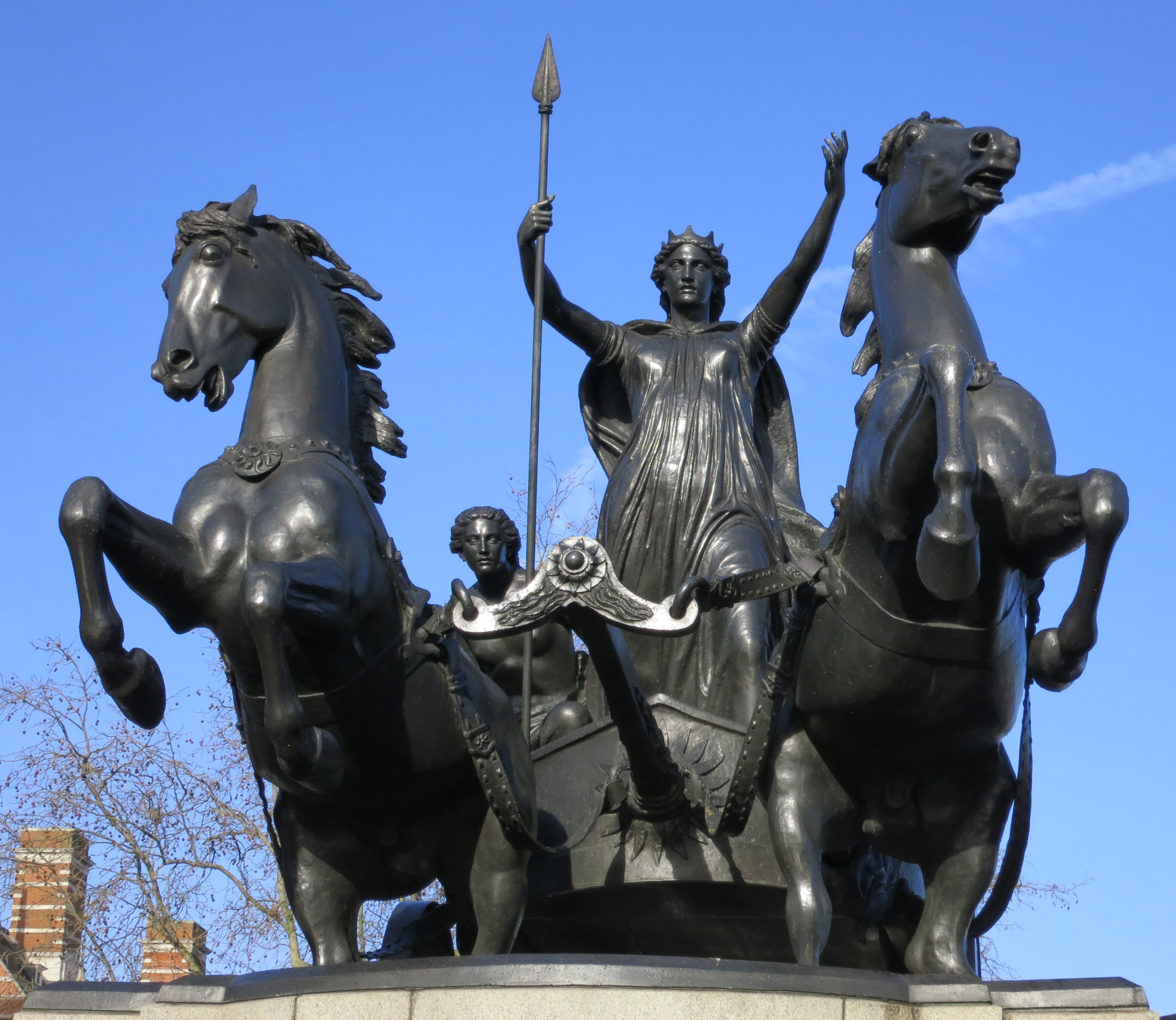 Thomas Thornycroft, Boadicea e le figlie, 1902, Westminster Bridge, Londra