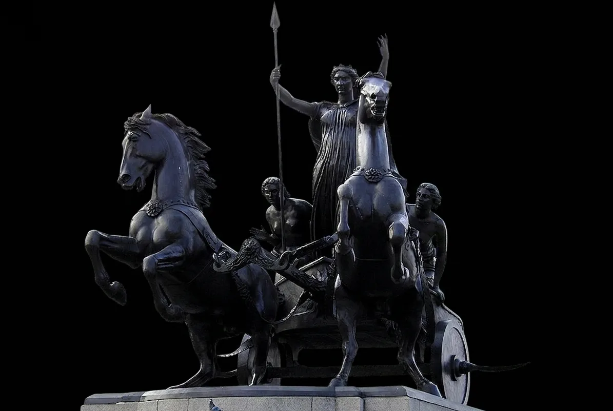 Boudicca, regina degli Iceni — statua di Thomas Thornycroft, Westminster Bridge, Londra