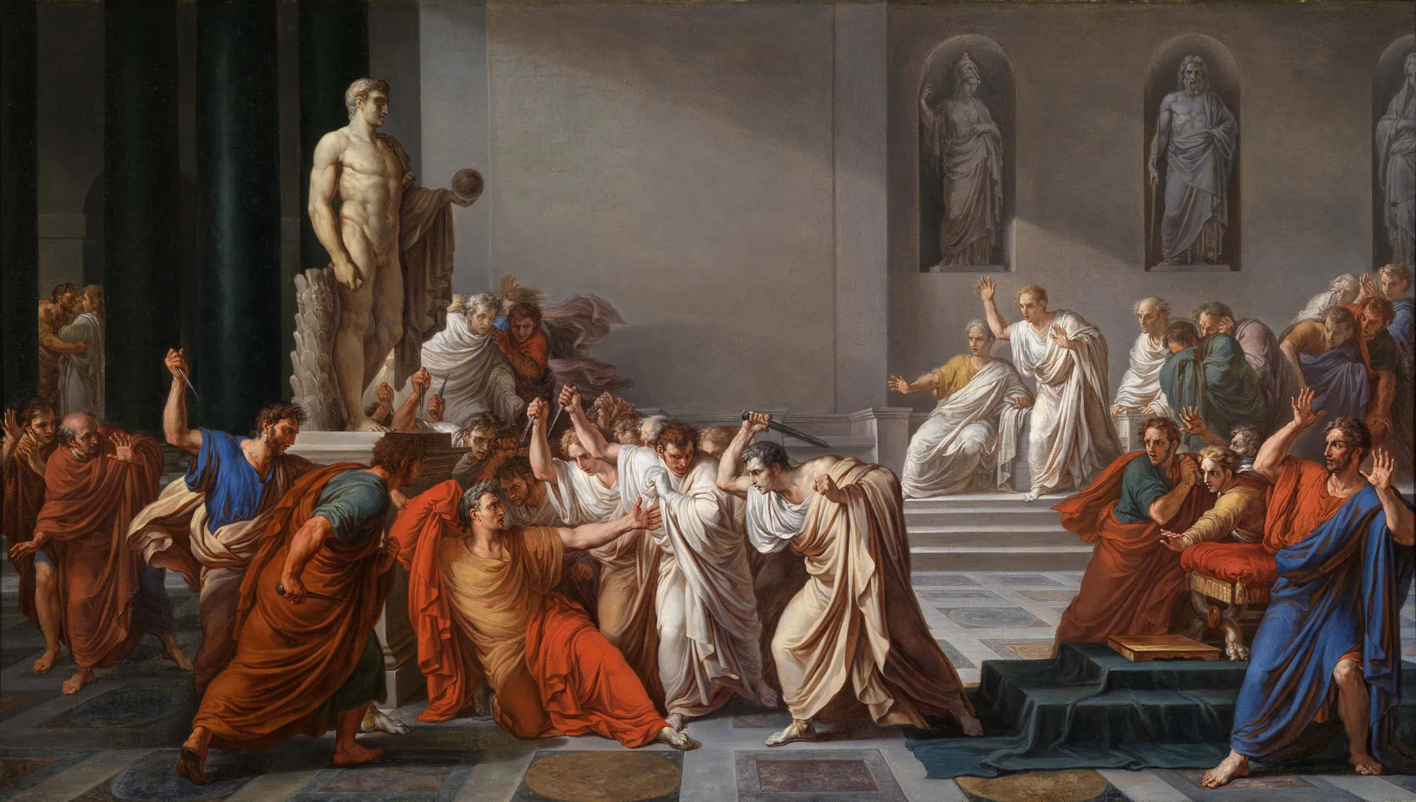 Vincenzo Camuccini, La morte di Cesare, Galleria Nazionale d'Arte Moderna, Roma